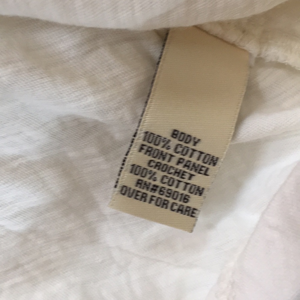 RUFF HEWN embroidered top M cream - Picture 6 of 8